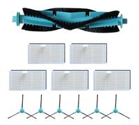 FABULETTA Replacement Main Roller Brush Side Brushes And HEPA Filter Kit Compatible With for Ultenic for T20 Pro for T10 Lite for Honor Choice S3 Plus R3 Plus Complete Set Easy Installation Efficient