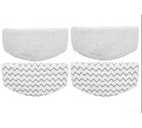 FABULETTA Reusable Microfiber Mop Pads With Scrubbing Strips for Bissell for POWERFRESH 1940 1806 1544 Series Washable Thick 4 Pack Soft Cloths for Tough Cleaning Floors