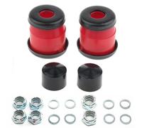 FABULETTA Skateboard Shock Suit Kit 90A Hard Longboard Pivot Tube Accessories with Pivot Cups Washers and Bushings Replacement Kit for Surf Skateboard Trucks(Transparent Red)