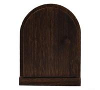 FABULETTA Wooden Switch Cover Fairy Door Design Wall Sticker Protective Panel Decoration Solid Wood Home Decor Easy Install Idea(C)