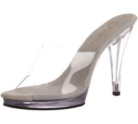 Fabulicious Fla401/C/M, Women's Open-Toe Pumps, Transparent (Clear), 7 UK (40 EU)