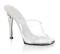 Fabulicious Gala01/C/M, Women Wedge Heels Sandals, Transparent (Clear), 4 UK (37 EU)