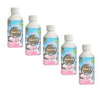Fabullosa Washing Machine Cleaner 250ml - Cotton Fresh - It Removes Limescale And Leaves a Long-Lasting Freshness In The Drum - Pack of 5 x 250ml