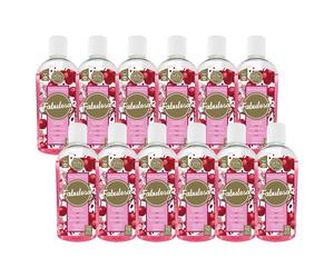 Fabulosa 4 in 1 Concentrated Antibacterial Disinfectant All Purpose Cleaner, 220ml, 12 Pack, Black Cherry Merlot