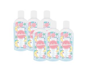 Fabulosa 4 in 1 Concentrated Antibacterial Disinfectant All Purpose Cleaner, 220ml, 6 pack, Bliss Baby Powder