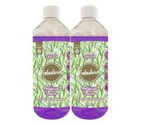Fabulosa 4 in 1 Disinfectant and Deodoriser, Pet & Dog Friendly Artificial Lawn & Grass Cleaner, Urine Cleaner and Moss Growth Killer, Makes 100L, 1L, 2 Pack, Lavender