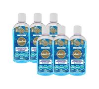 Fabulosa 4 in 1 Multi-Purpose Concentrated Anti-Bacterial Disinfectant, 220ml, 6 Pack, Intense, Blue