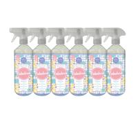 Fabulosa Antibacterial Disinfectant Spray, All Purpose Multi Surface Cleaner, 500ml, 6 pack, Bliss Baby Powder