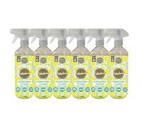 Fabulosa Antibacterial Disinfectant Spray, All Purpose Multi Surface Cleaner, 500ml, 6 pack, Lemon Sherbet
