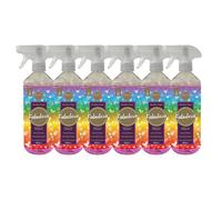 Fabulosa Antibacterial Disinfectant Spray, All Purpose Multi Surface Cleaner, 500ml, 6 pack, Rainbow Drops