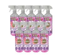 Fabulosa Antibacterial Disinfectant Spray, All Purpose Multi Surface Cleaner, 500ml, 9 pack, Exotic