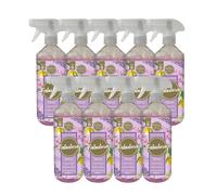 Fabulosa Antibacterial Disinfectant Spray, All Purpose Multi Surface Cleaner, 500ml, 9 pack, Lemon Lavender