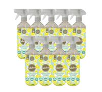Fabulosa Antibacterial Disinfectant Spray, All Purpose Multi Surface Cleaner, 500ml, 9 pack, Lemon Sherbet