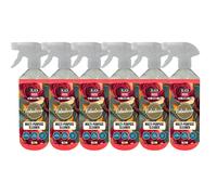 Fabulosa Antibacterial Disinfectant Spray, All Purpose Multi Surface Cleaner, 750ml, 6 Pack, Black Rose