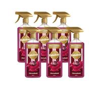 Fabulosa Antibacterial Disinfectant Spray, All Purpose Multi Surface Cleaner, 750ml, 6 Pack, Cherry Bomb