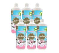 Fabulosa Antibacterial Freshening Laundry Cleanser Washing Disinfectant Liquid, Cotton Fresh, 1L, Pack of 6