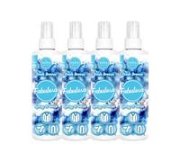 Fabulosa Antibacterial Spray and Wear, Dry Clothes Disinfectant Fabric Freshener Spray, 250ml, 4 Pack, Fresh Breeze, packaging may vary