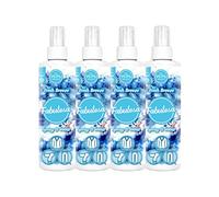 Fabulosa Antibacterial Spray and Wear, Dry Clothes Disinfectant Fabric Freshener Spray, 250ml, 4 Pack, Fresh Breeze, packaging may vary