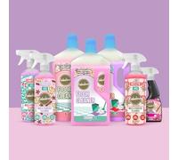 Fabulosa Christmas Cleaning Bundle 7 Piece Kiss-mas Set Candy Cane, Mistletoe & Cinnamon Floor & Multi-Purpose Cleaners with Cinnamon Swirl Room & Fabric Spray Festive Fragrance Cleaning Kit