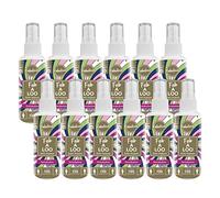 Fabulosa Fab-A-Loo Odour Remover, Compact Toilet Air Freshener Perfume Spray, 60ml, 12 Pack, Fantabulosa