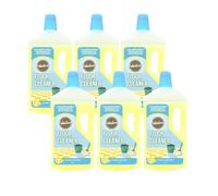 Fabulosa Fragranced All Purpose Floor Cleaner, Floor Surface All Purpose Cleaner, Tackles Dirt, Grime and Stains, Multi Surface and Multi Purpose Floor Cleaner, 6 Pack, 1L, Lemon Sherbet