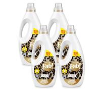 Fabulosa Fragranced Laundry Detergent, Stain Removing Laundry Washing Liquid Detergent, Clothes Freshener Concentrated Laundry Liquid, 264 Washes, 2L, 4 Pack, Oud