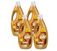Fabulosa Fragranced Laundry Fabric Softener, Clothes Softener and Freshener, Long Lasting Fragrance, Fabric Care, Perfect Laundry Partner, 264 Washes, 2L, 4 Pack, Amber