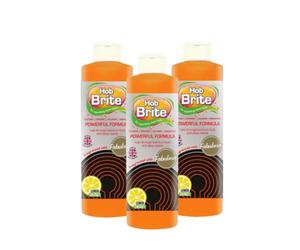 Fabulosa Hob Brite, Electric, Ceramic, Induction and Halogen Hob Cleaner and Stain Remover, Powerful Formula for Sparkling Hobs, 250ml, 3 Pack, Lemon Sherbet