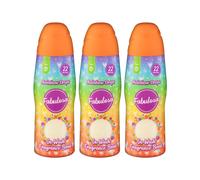 Fabulosa In-Wash Laundry Fragrance Boost, Made Using Salt Crystals, In-Wash Scent Booster Laundry, 66 Washes, Pack of 3 x 400g, Rainbow Drops