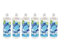 Fabulosa Laundry Cleanser Disinfectant Liquid, Fresh Breeze Scent, 1L, Pack of 6, Cold Wash Compatible, Vegan Friendly