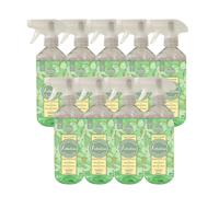 Fabulosa Multi-Purpose Anti-Bacterial Disinfectant Trigger Spray with Long Lasting Fragrance, 500ml, 9 Pack, Sage and Vanilla