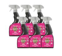 Fabulosa Multi Purpose Room and Fabric Freshener, Antibacterial Disinfectant and Sanitising Cleaning Spray, 350ml, 6 Pack, Winter Angel