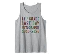 Fabulous 11th Grade Last Day 2026 Batch Autograph Throwback Tank Top