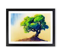 Fabulous Apple Tree H1022 Framed Print for Living Room Bedroom Home Office Décor, Wall Art Picture Ready to Hang, Black A3 Frame (46 x 34 cm)
