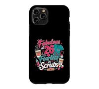 Fabulous at 26 Fearless Nurse in Scrubs 26th Birthday Woman Case for iPhone 11 Pro
