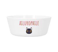 Fabulous Bijoux Plastic Feeding Bowl for Babies and Children - Ailurophile Passion Cat Love Kitten Design - Unbreakable Tableware for Puree, Soup, Cereals or Snacks Microwave-Compatible Printed in