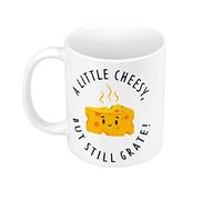 Fabulous Ceramic Mug 325ml A Little Cheesy but Grate Pun Food Cheese Joke