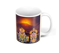 Fabulous Ceramic Mug 325ml Arunachala Sacred Mountain Shiva India Gods Temple
