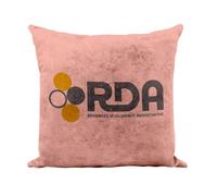 Fabulous Cushion Cover Imitation Leather Pink - RDA Ressource Development Administration Geek Film - 40 x 40 cm Leather Feel