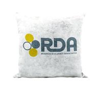 Fabulous Cushion Cover Imitation Leather White - RDA Ressource Development Administration Geek Film - 40 x 40 cm Leather Feel