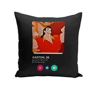 Fabulous Cushion with Pillow Case 40x40 cm Gaston Beauty and the Beast Social Network Meeting Love