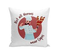 Fabulous Cushion with Pillow Case 40x40 cm True Heroes - Chef Kebab Cook Job