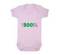 Fabulous Faboolous Bats Halloween Statement Baby Grow Vest, 3-6 Months, Pastel Pink