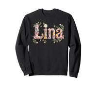 Fabulous First Name LINA Cottagecore Girl Mom Nametag Sweatshirt