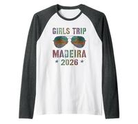 Fabulous Girls Trip Madeira 2026 Vacation Beaching Vacay Raglan Baseball Tee