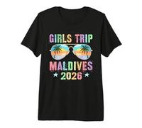 Fabulous Girls Trip Maldives 2026 Travel Beaching Vacation Premium T-Shirt