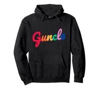 Fabulous Guncle Shirt For Men - New Baby Gay Uncle Rainbow Pullover Hoodie