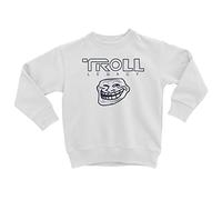 Fabulous Kid's Sweatshirt Unisex Troll Legacy Parody Film Science Fiction Meme White