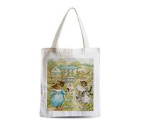 Fabulous Large Canvas Tote Shopping Bag Tom Kitten and His Friends Illustration Child Beatrice Potter
