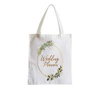 Fabulous Large Canvas Tote Shopping Bag Wedding Planner Wedding Bride Flower Circle
